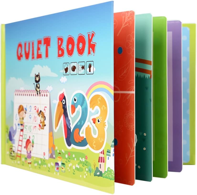 Montessori Quiet Book for Toddlers Learning