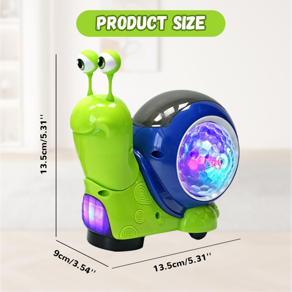 Tummy Time Crawling Snail Toy