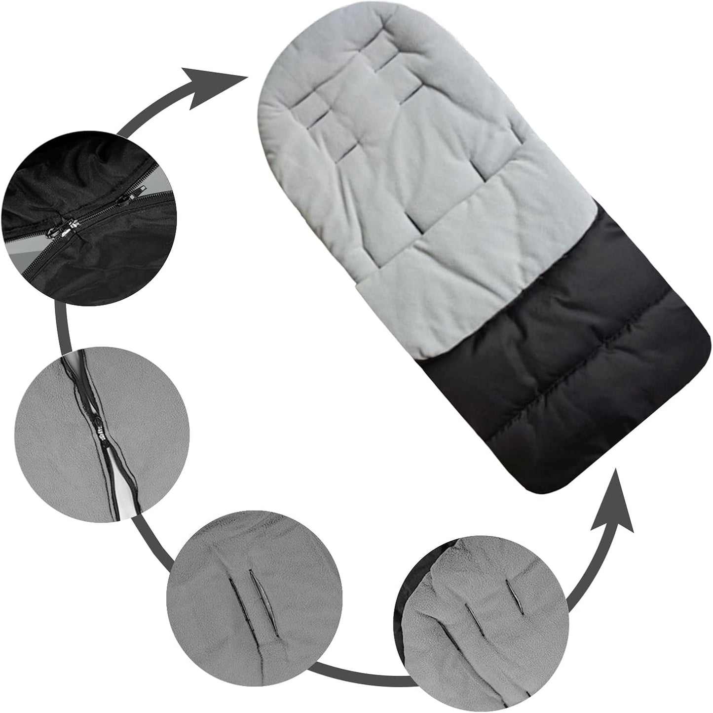 Stroller Universal Footmuff Sleeping Bag