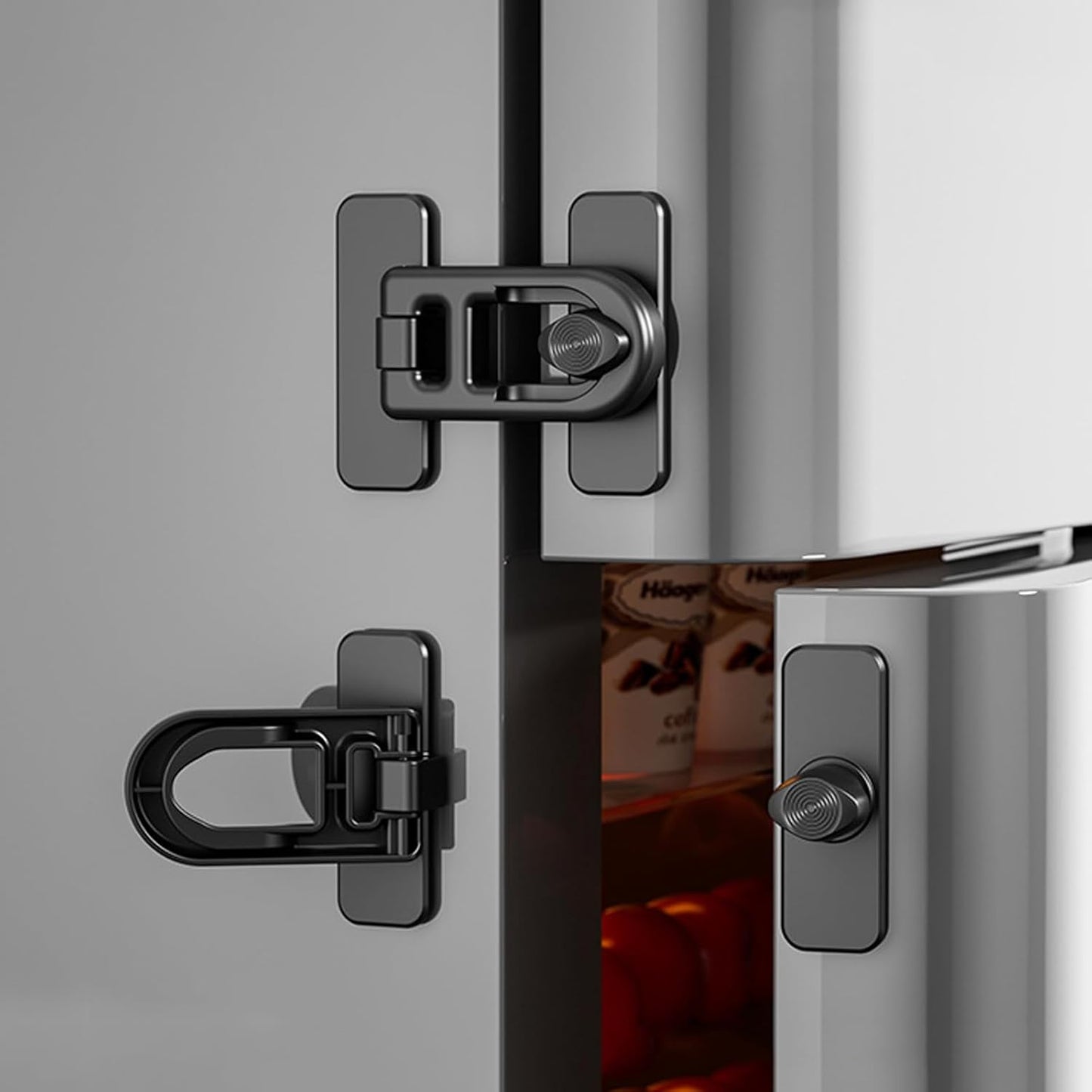 Refrigerator Safety Lock – Baby & Pet Proofing Strap with No-Drill Install