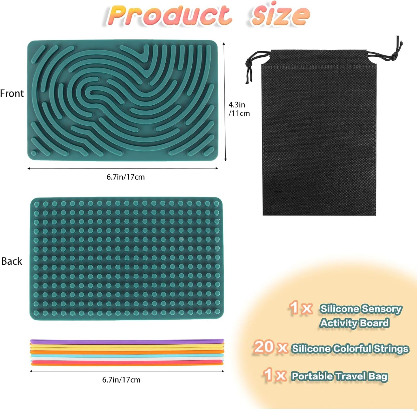 Silicone Sensory Activity Board