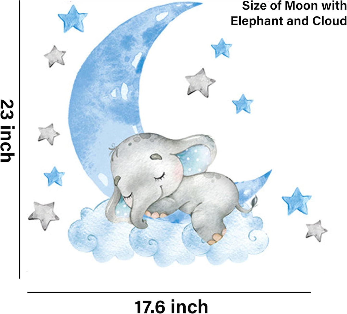 Nursery Elephant Wall Stickers