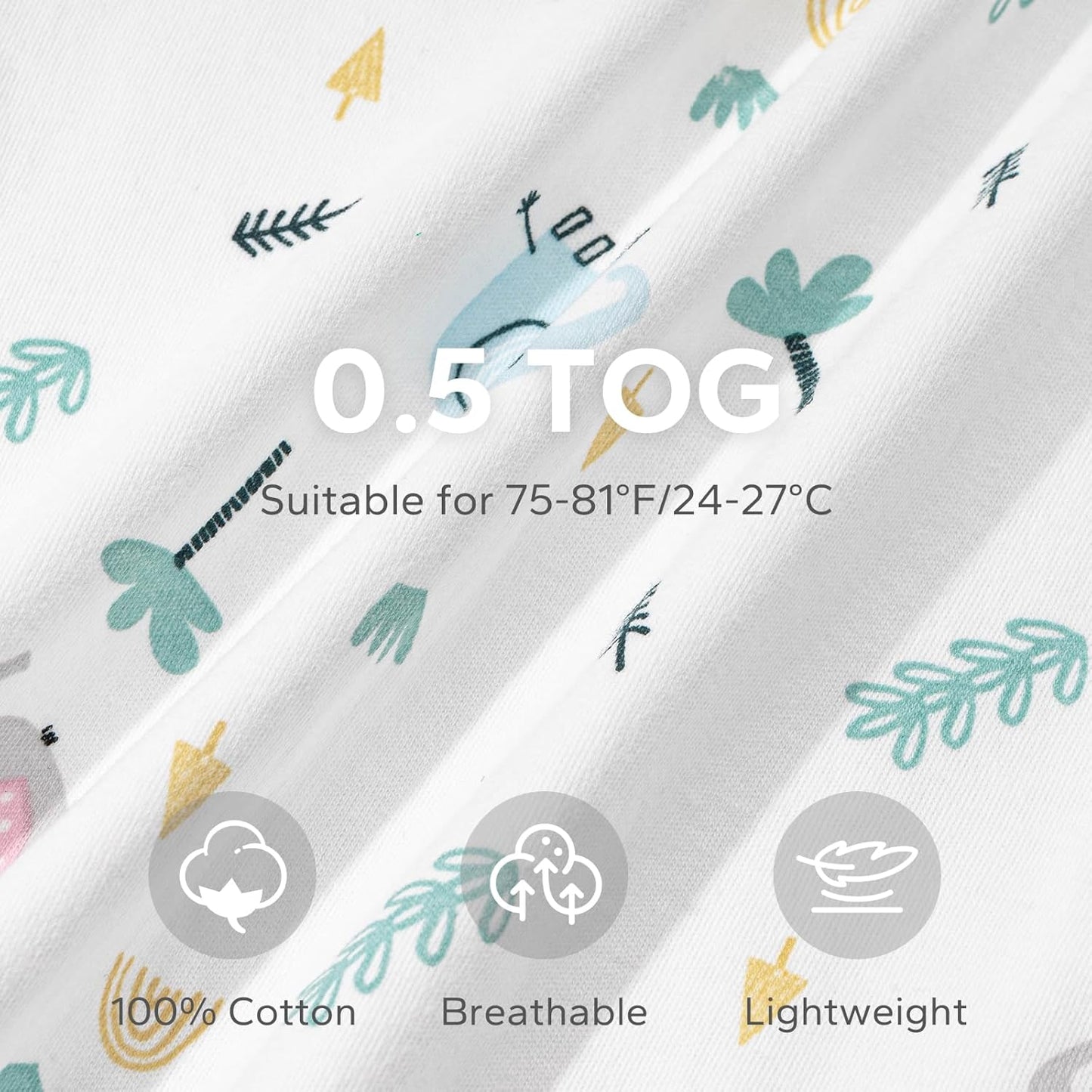Summer Sleeping Bag (Pack of 2) - 0.5 Tog