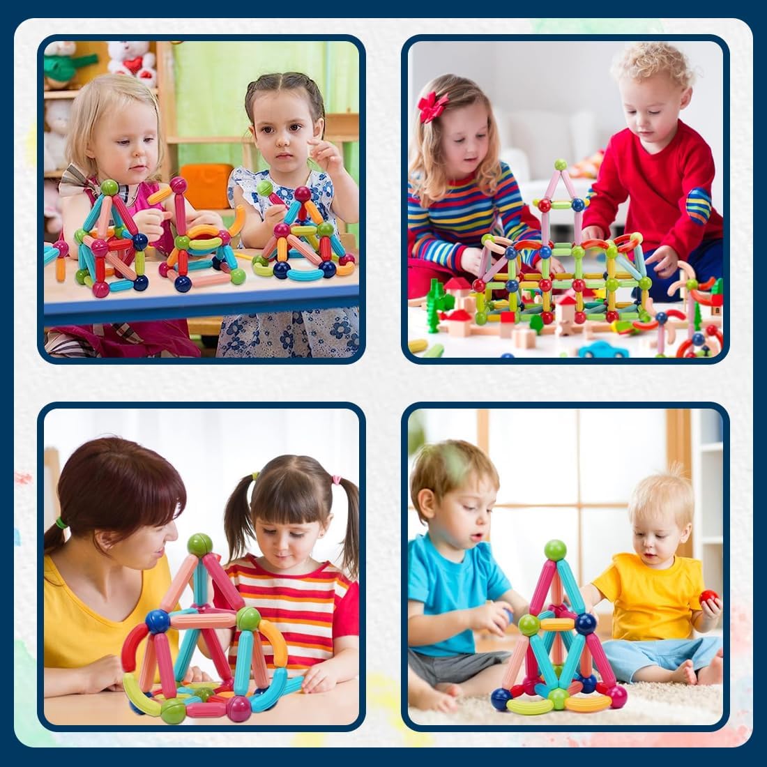 Magnetic Sticks Building Blocks (36 Pieces)