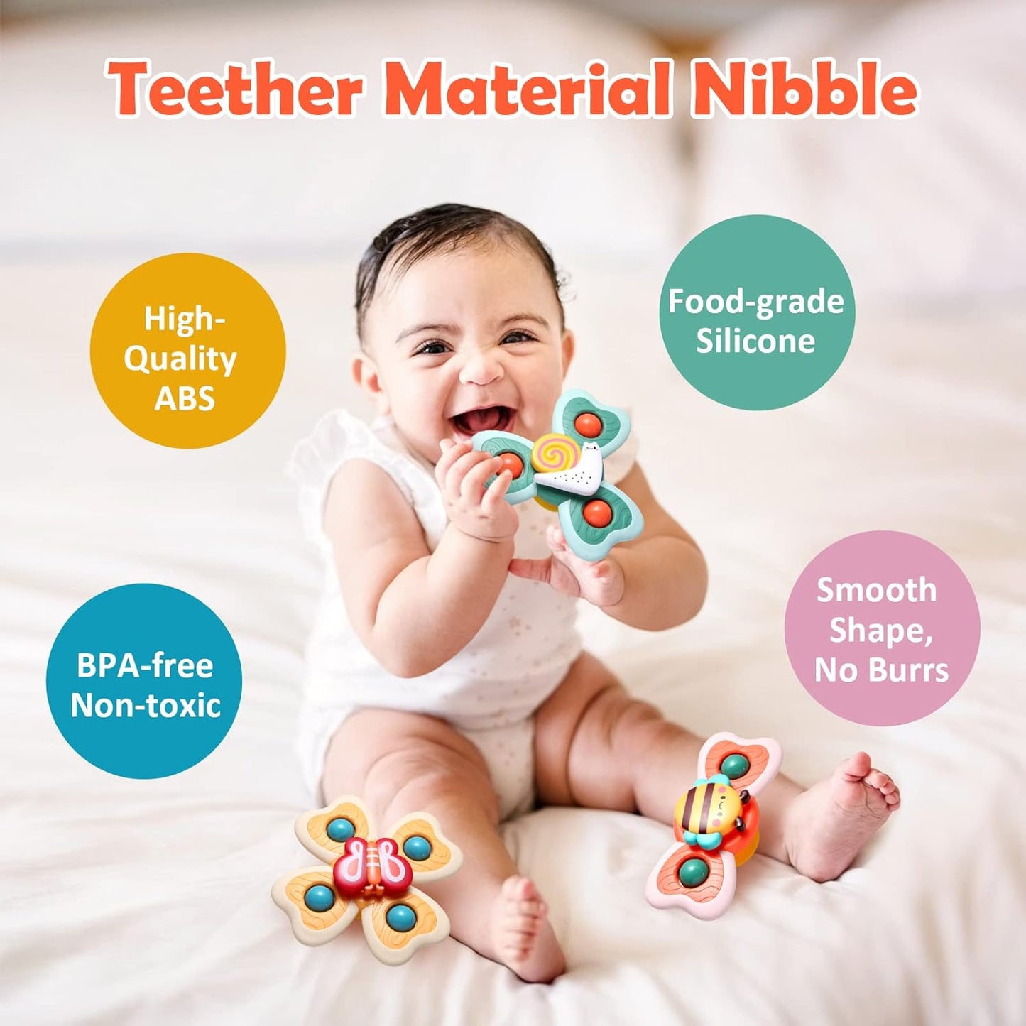 Spinner Suction Toys for Baby