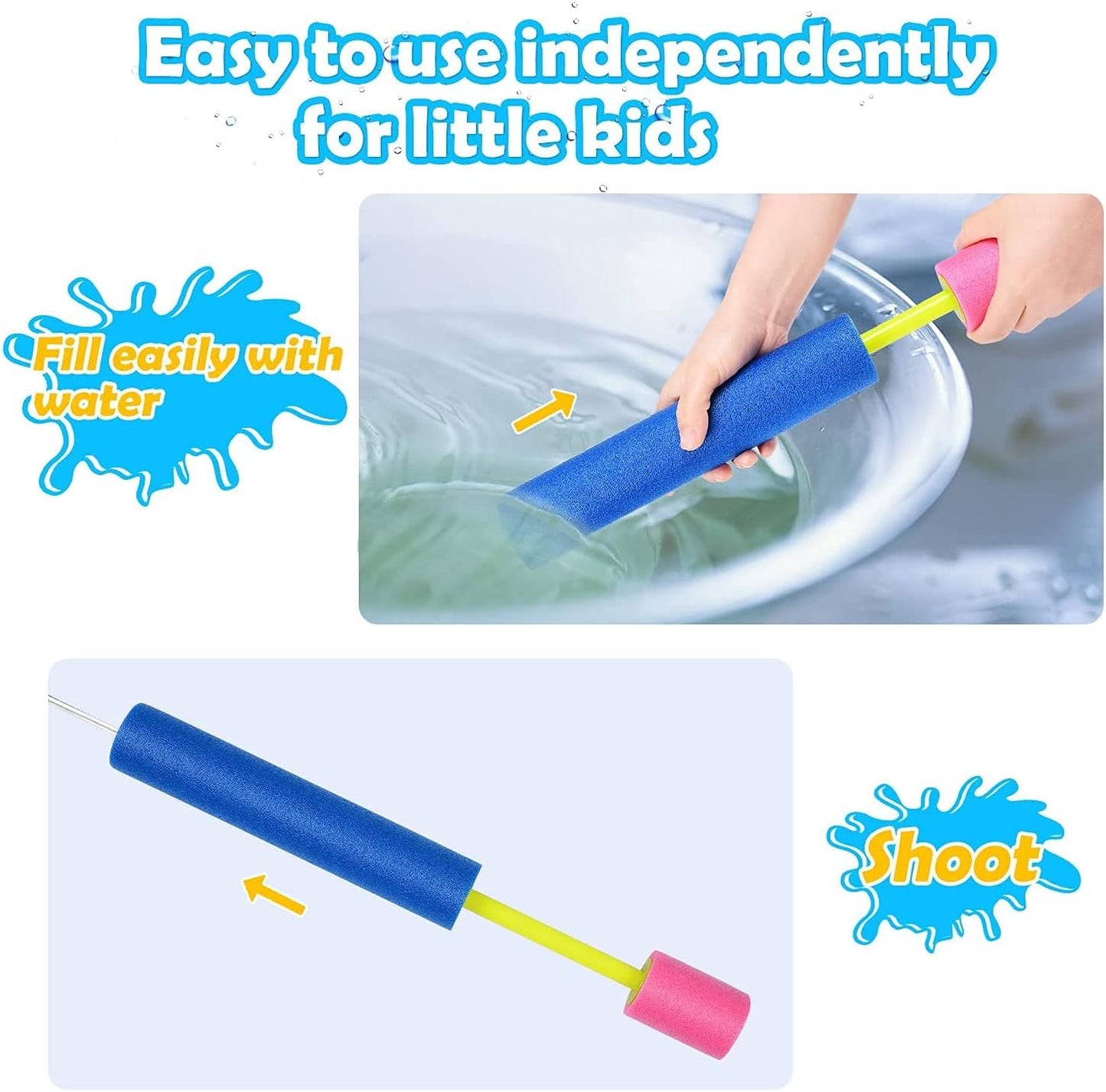 Water Pistols for Kids Toddler - Pack of 1