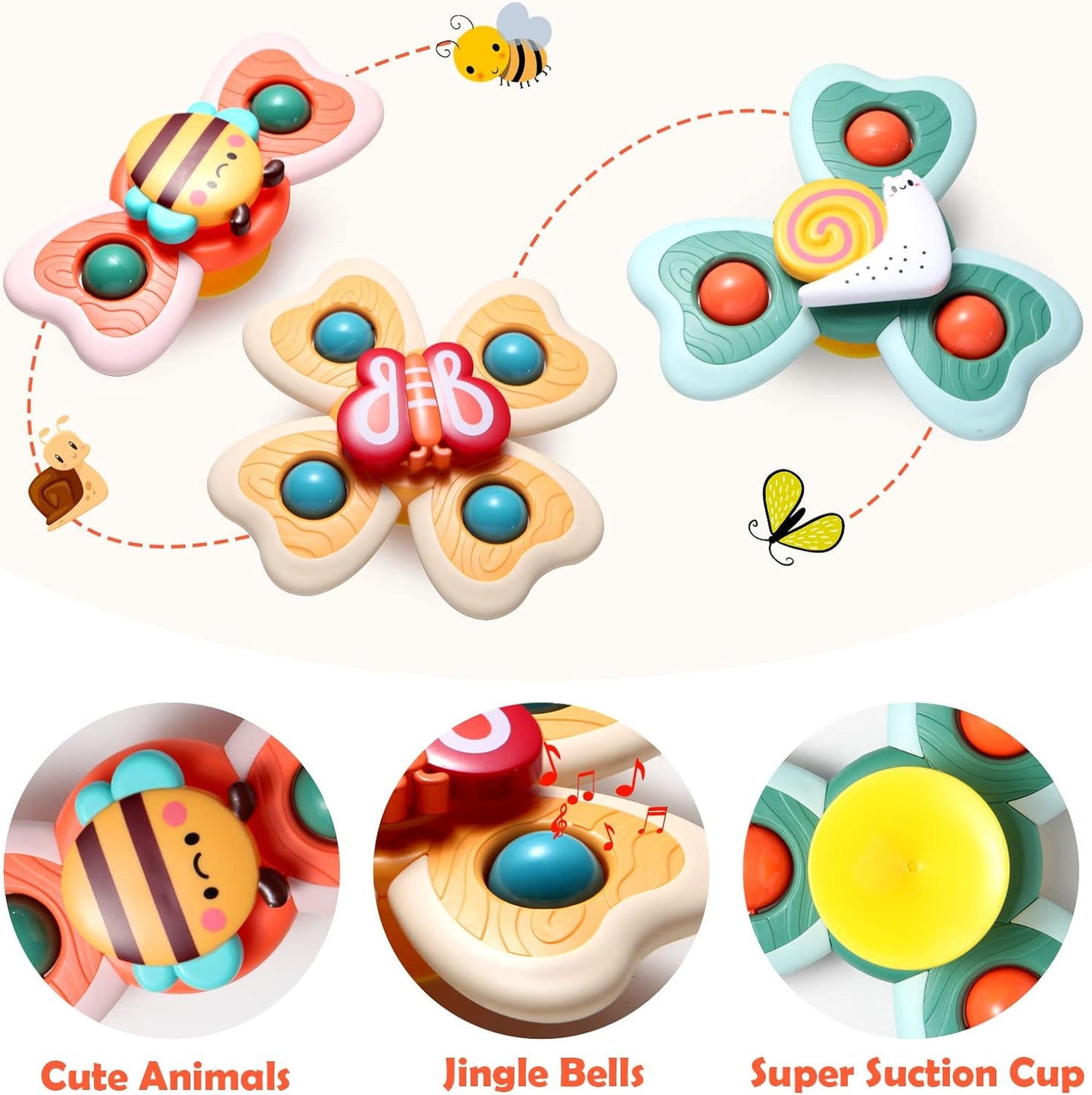 Spinner Suction Toys for Baby