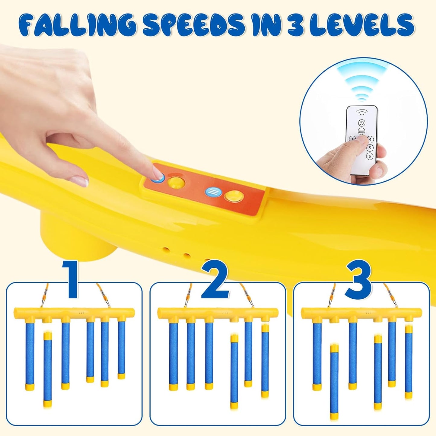 Reflex Challenge Game Drop Stick Game