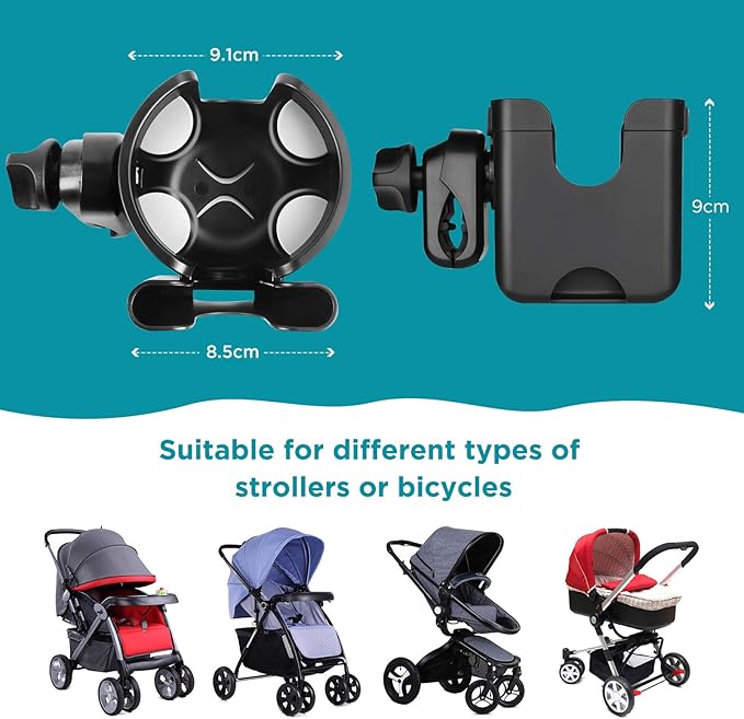2-in-1 Stroller Cup & Phone Holder