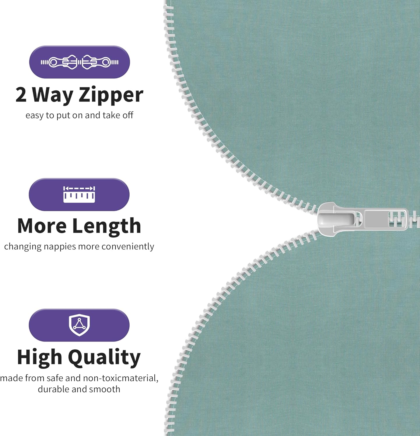 Bamboo Cotton Sleeping Bag for 3–6 Months