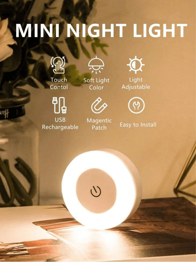 Touch Light with Magnetic Dimmable Baby Nursery
