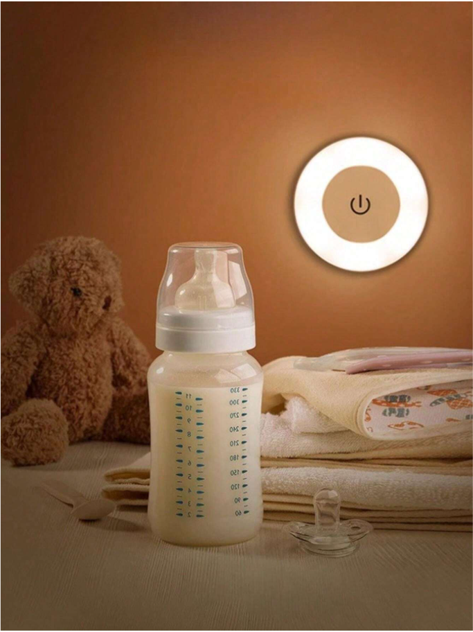 Magnetic Touch Night Light – Dimmable & Rechargeable for Nursery
