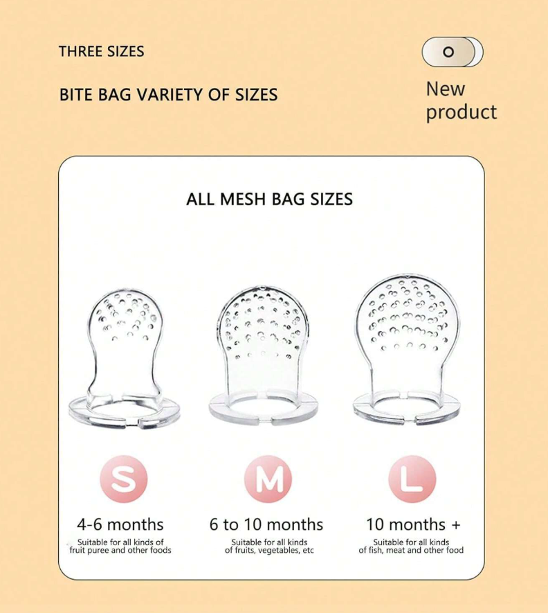 Silicone Baby Fruit Feeder