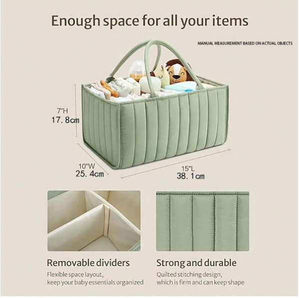 Foldable Nursery Storage Caddy