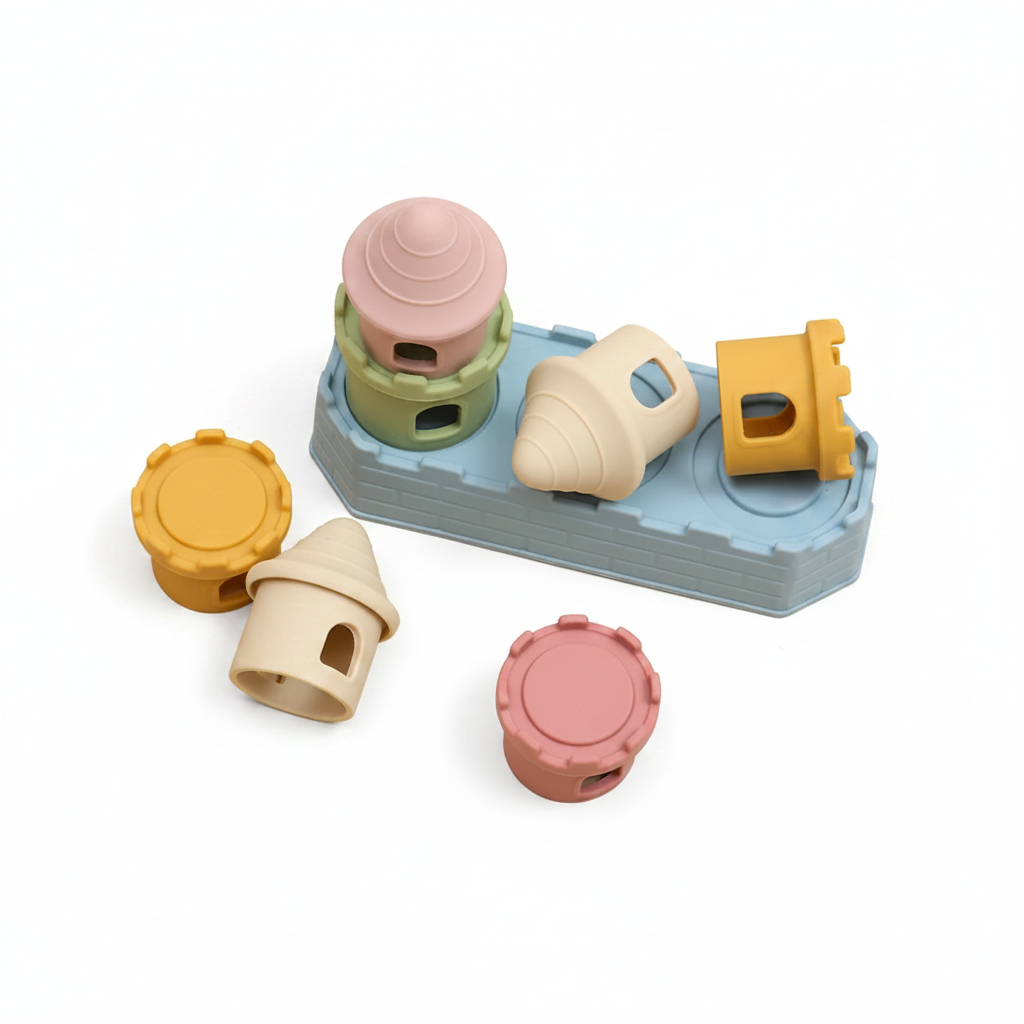 Castle Silicone Stacking Toy