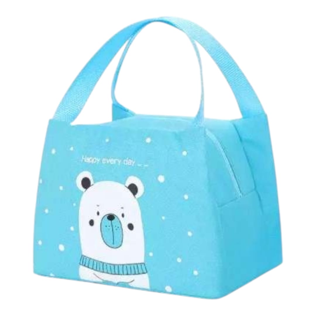 Insulated Kids Lunch Bag with Cartoon Design