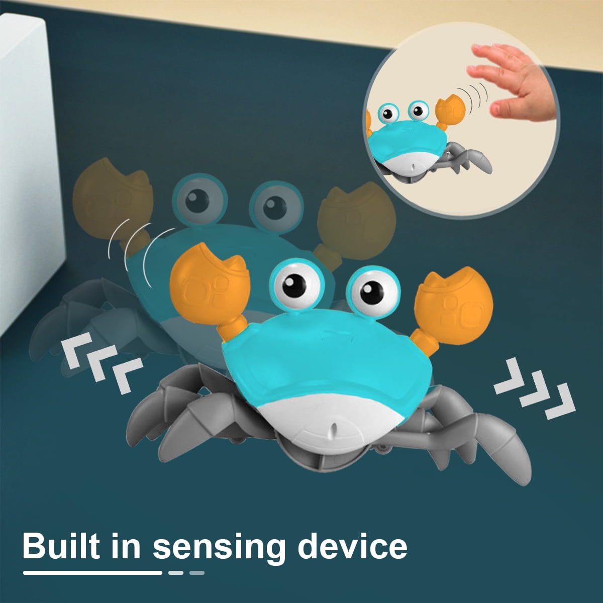 Musical Crawling Crab Toy for Babies