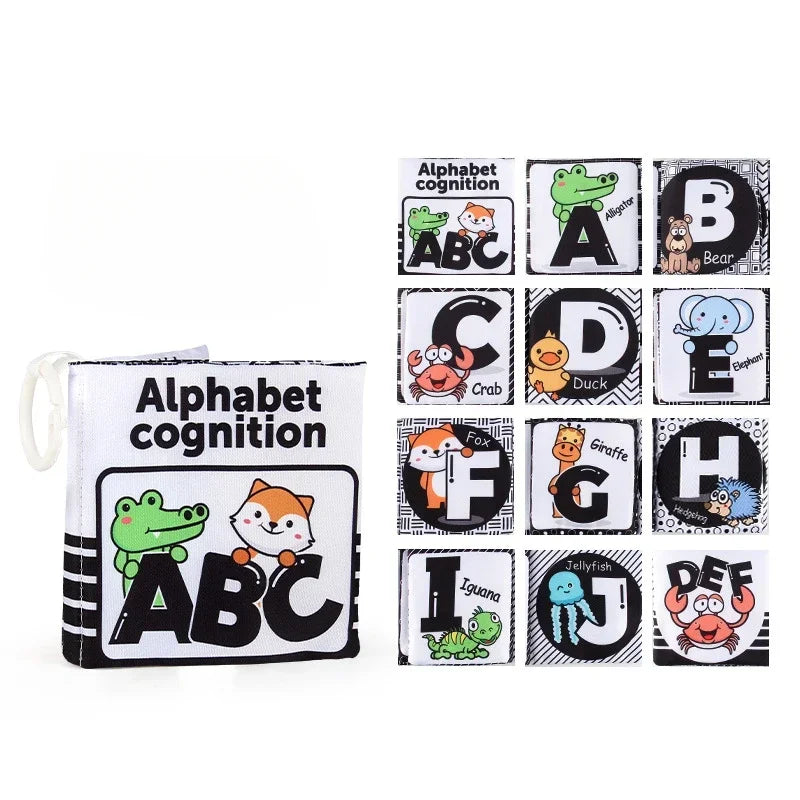 Black & White Baby Books – Soft Educational Set (Pack of 3)