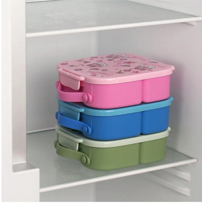 Eco-Friendly Kids Bento Lunch Box with Handle