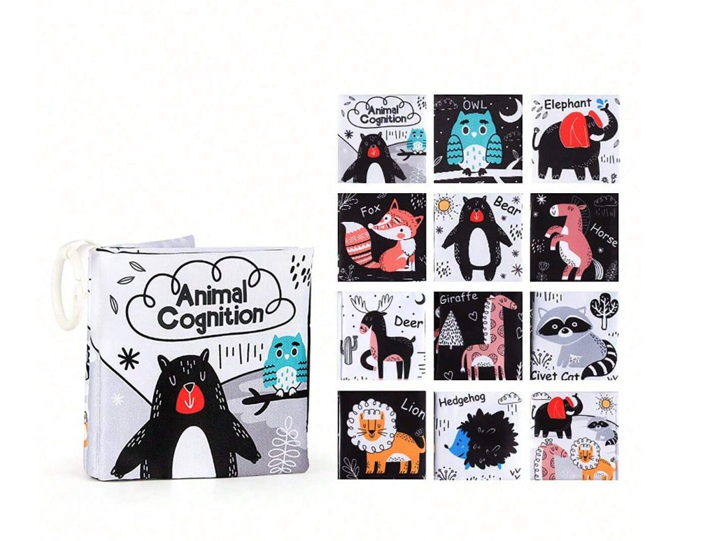 Black & White Baby Books – Soft Educational Set (Pack of 3)