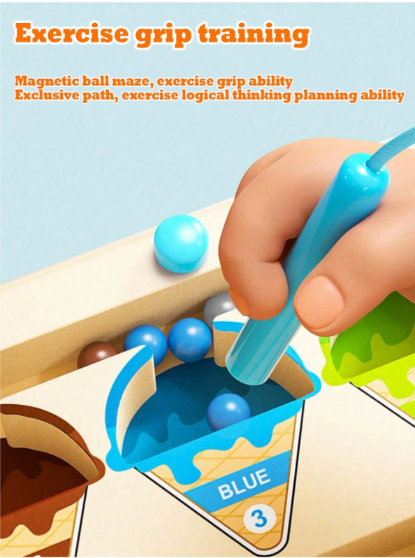 Montessori Magnet Puzzle Game Board