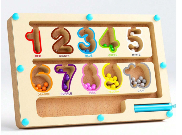 Montessori Magnet Puzzle Game Board