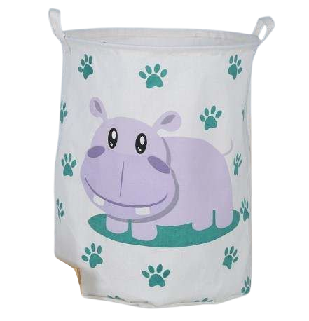 Foldable Cotton Linen Storage Basket