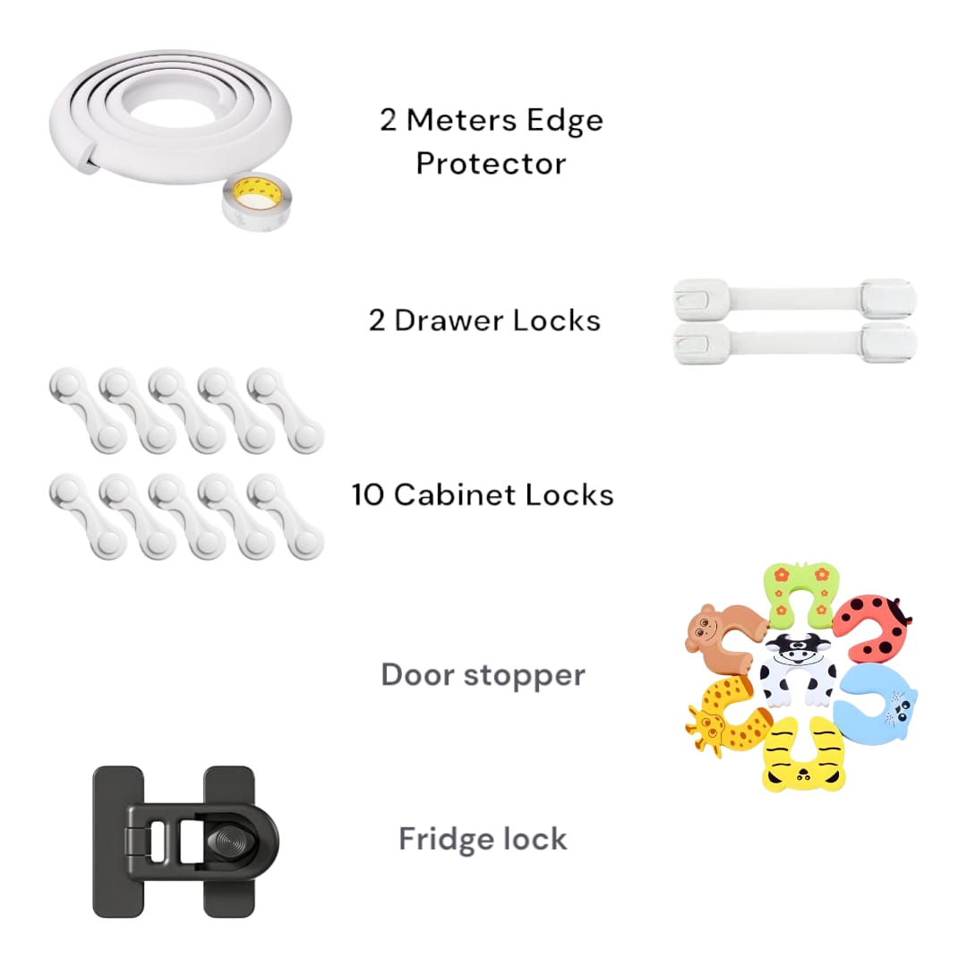 Baby Safety Bundle product image showing safe and cute design for babies
