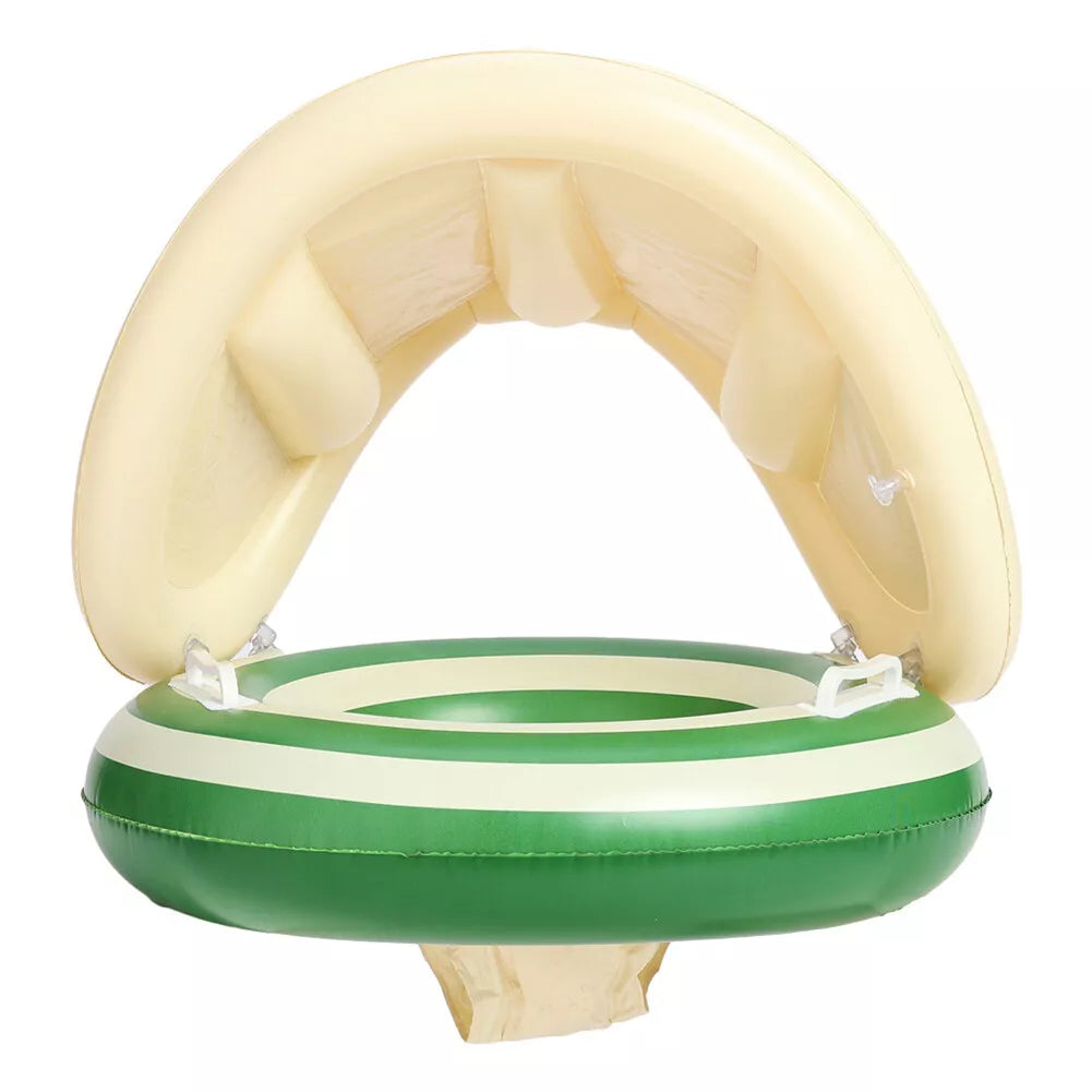 Swimming Ring with Adjustable Sun Shade