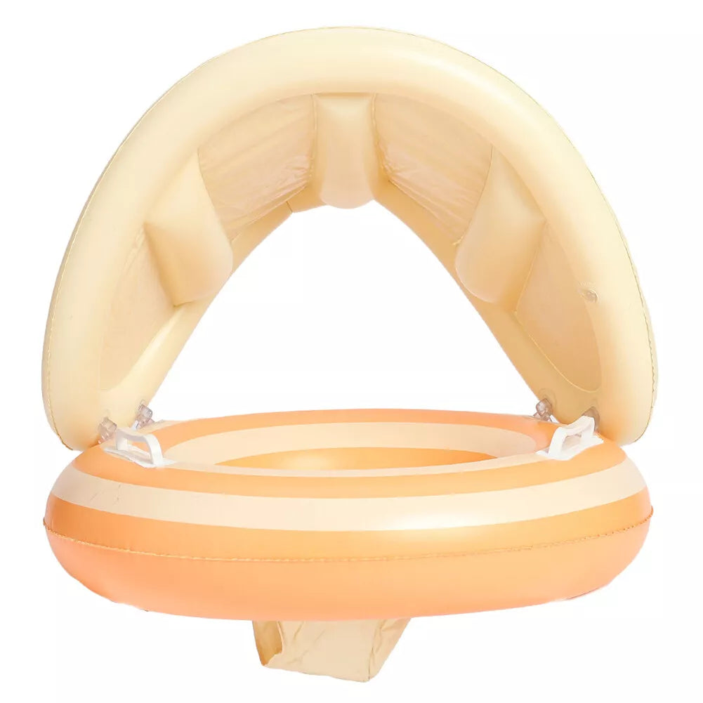 Swimming Ring with Adjustable Sun Shade