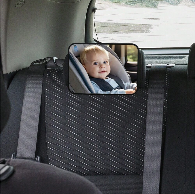 Safe and Clear View Baby Back Seat Mirror