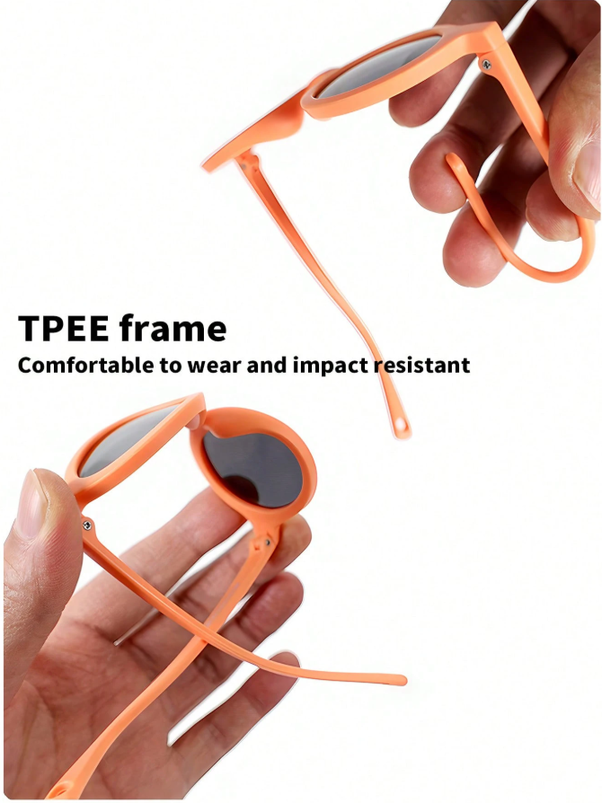 TPEE Baby Sunglasses – UV400 Protection for 6–24 Months
