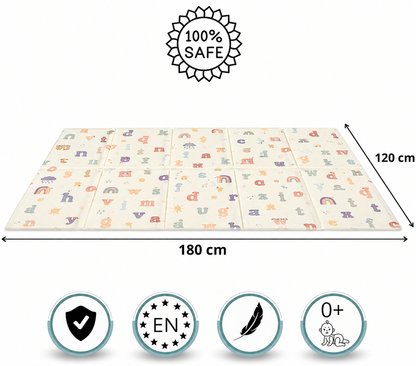 Foldable Foam Baby Play Mat 180x120CM