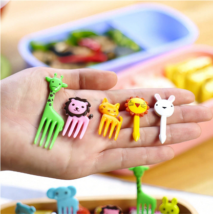 Cute Animal Food Picks for Kids (Pack of 50)