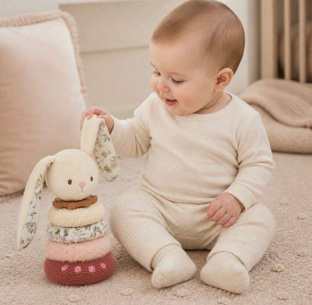 Soft Animal Stacker for Babies & Toddlers