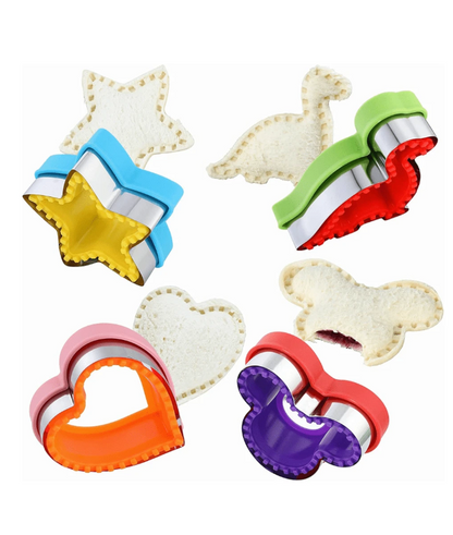 Sandwich Cutter Set for Kids (Pack of 4) product image showing safe and cute design for babies