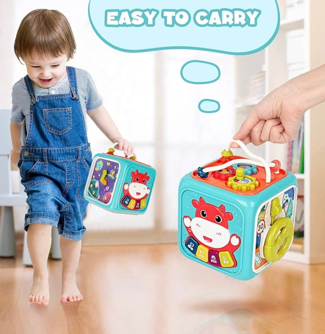 Baby Toy Activity Cube Toy for Age 1 + Year Old 6 Month Old Baby Toys