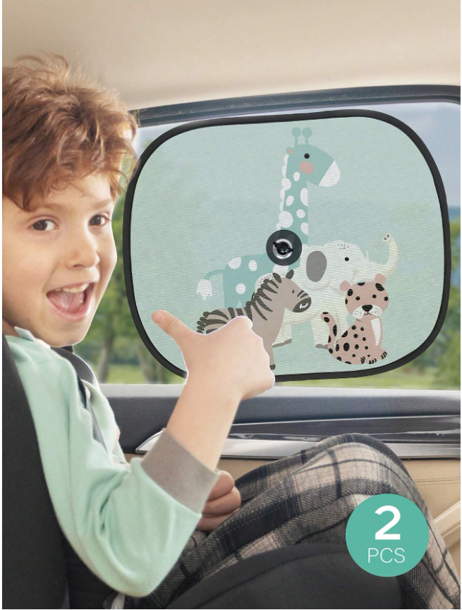 2 Pieces Car Sun Shade
