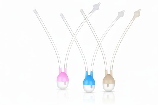 Baby Manual Nasal Aspirator, Silicone, BPA Free, From Birth, Easy to Use, Quiet and Soft, Easy to Clean, No Filters Required