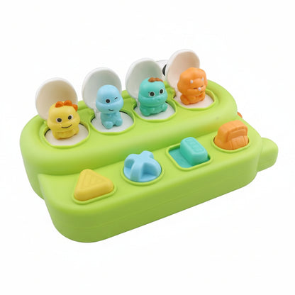 Baby Pop-Up Toy, Educational Animal Playset for Toddlers