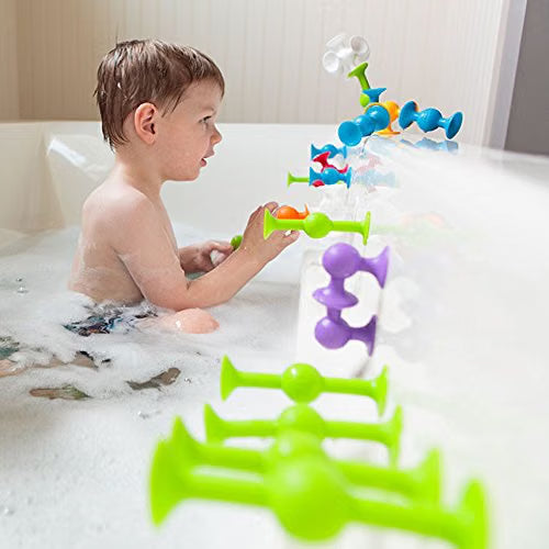 Silicone Suction Cup Toys – Sensory & Travel Play Set
