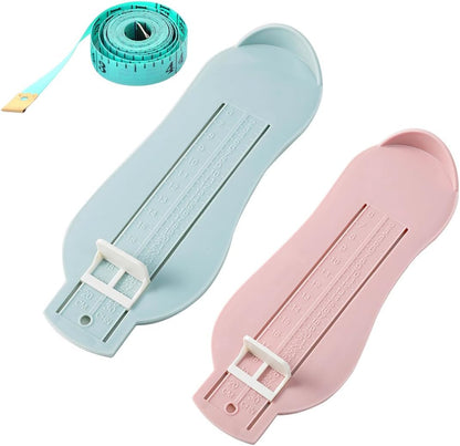 Baby Foot Length Ruler Tool product image showing safe and cute design for babies