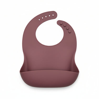 Silicone Bib with Food Catcher for Babies