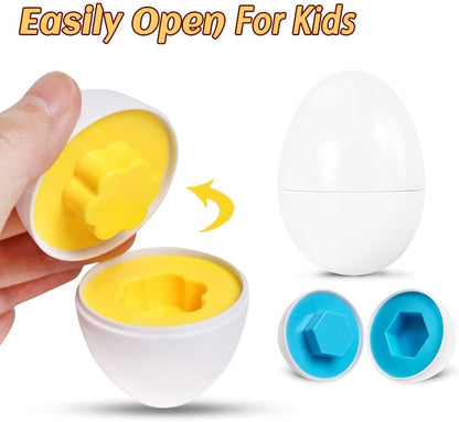Matching Eggs Toy – Color & Shape Sorter