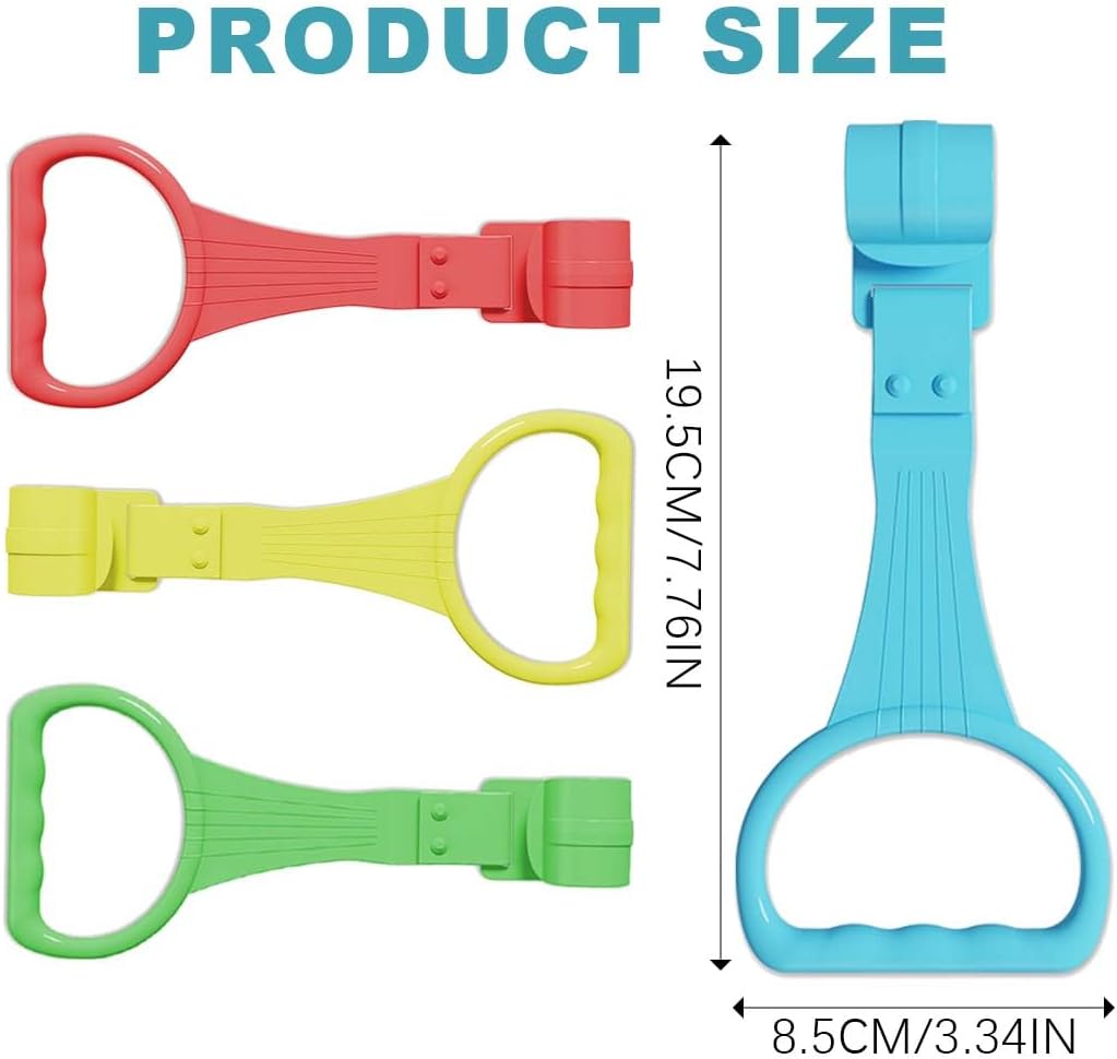 Baby Cot Standing Support Rings – 4-Pack Colorful Handles