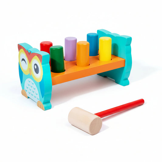 Hammering block, multicolour wooden Toy