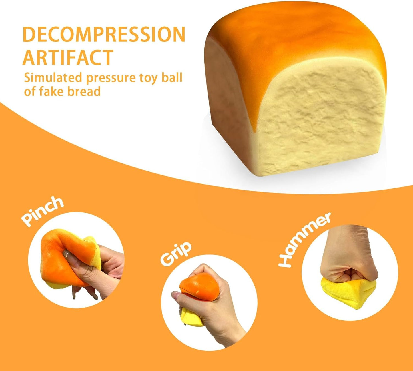 Hawaiian Bread Design Squishy Ball