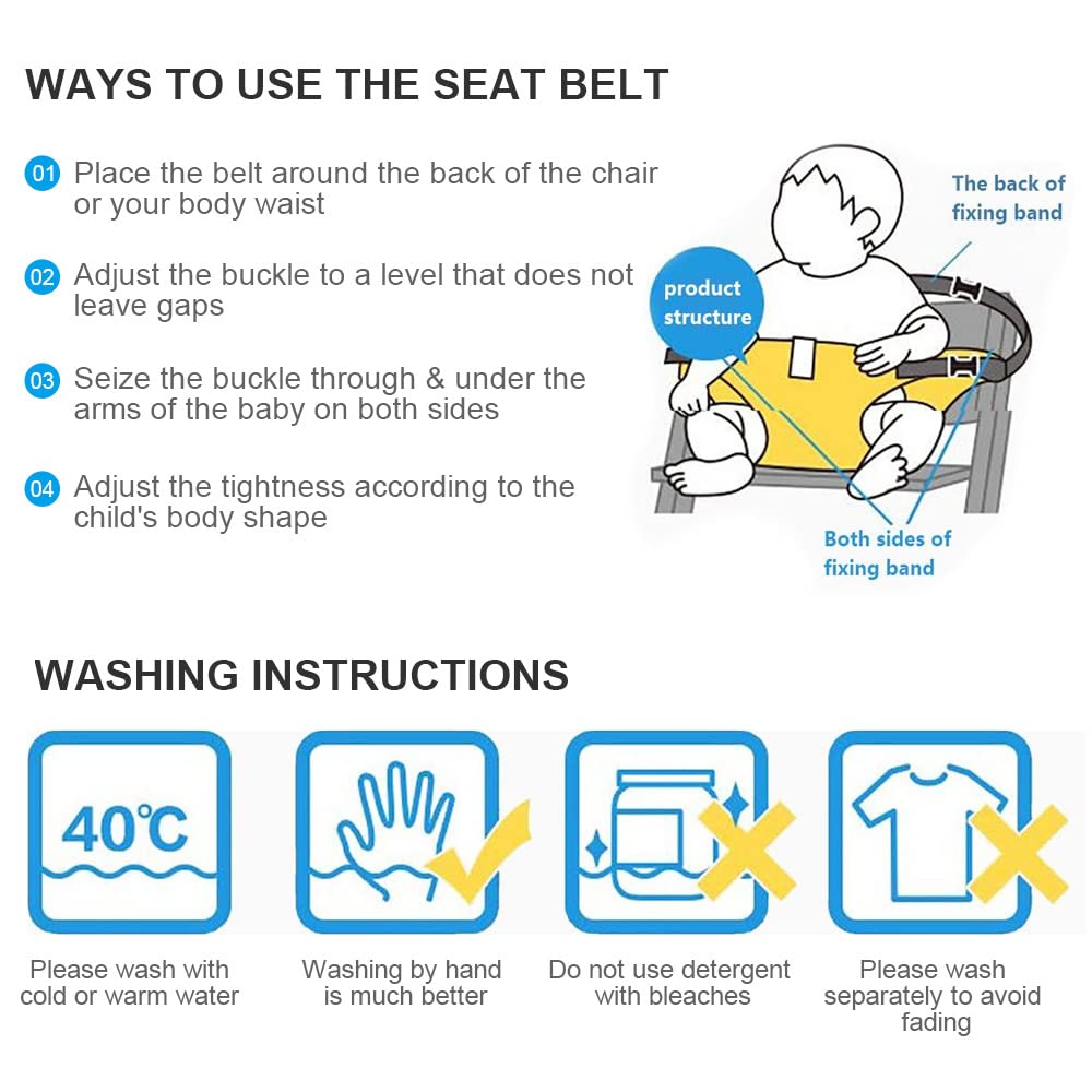 Baby Portable High Chair Booster Seat