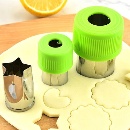 Fruit & Veggie Stainless Steel Cutter Set (9 PCS)