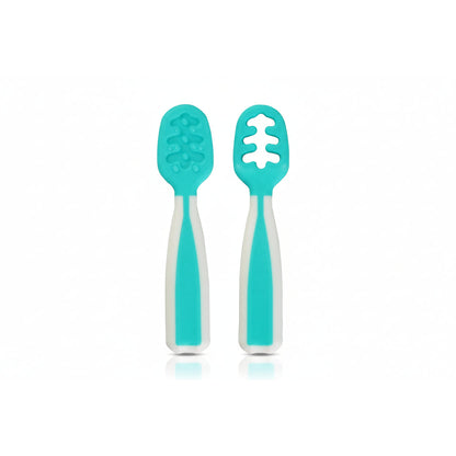 Baby Self-Feeding Spoons – Set of 2 Silicone